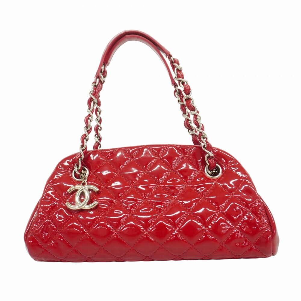 CHANEL Red Leather Bag
